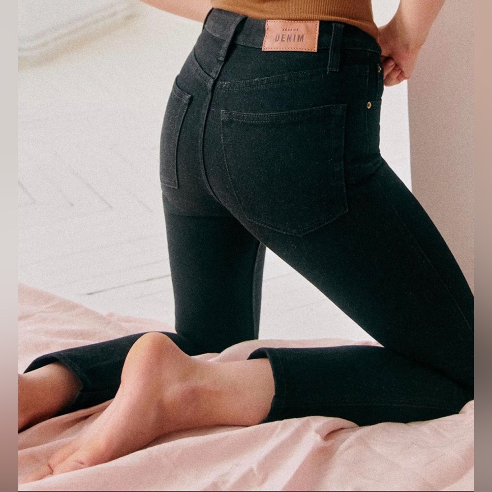 NWT Sézane Brut Sexy Jeans - Black